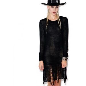 Unif loose strings sweater dress